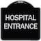 Signmission Hospital Entrance Heavy-Gauge Aluminum Architectural Sign, 18" H, BS-1818-24455 A-DES-BS-1818-24455 - alternate 1